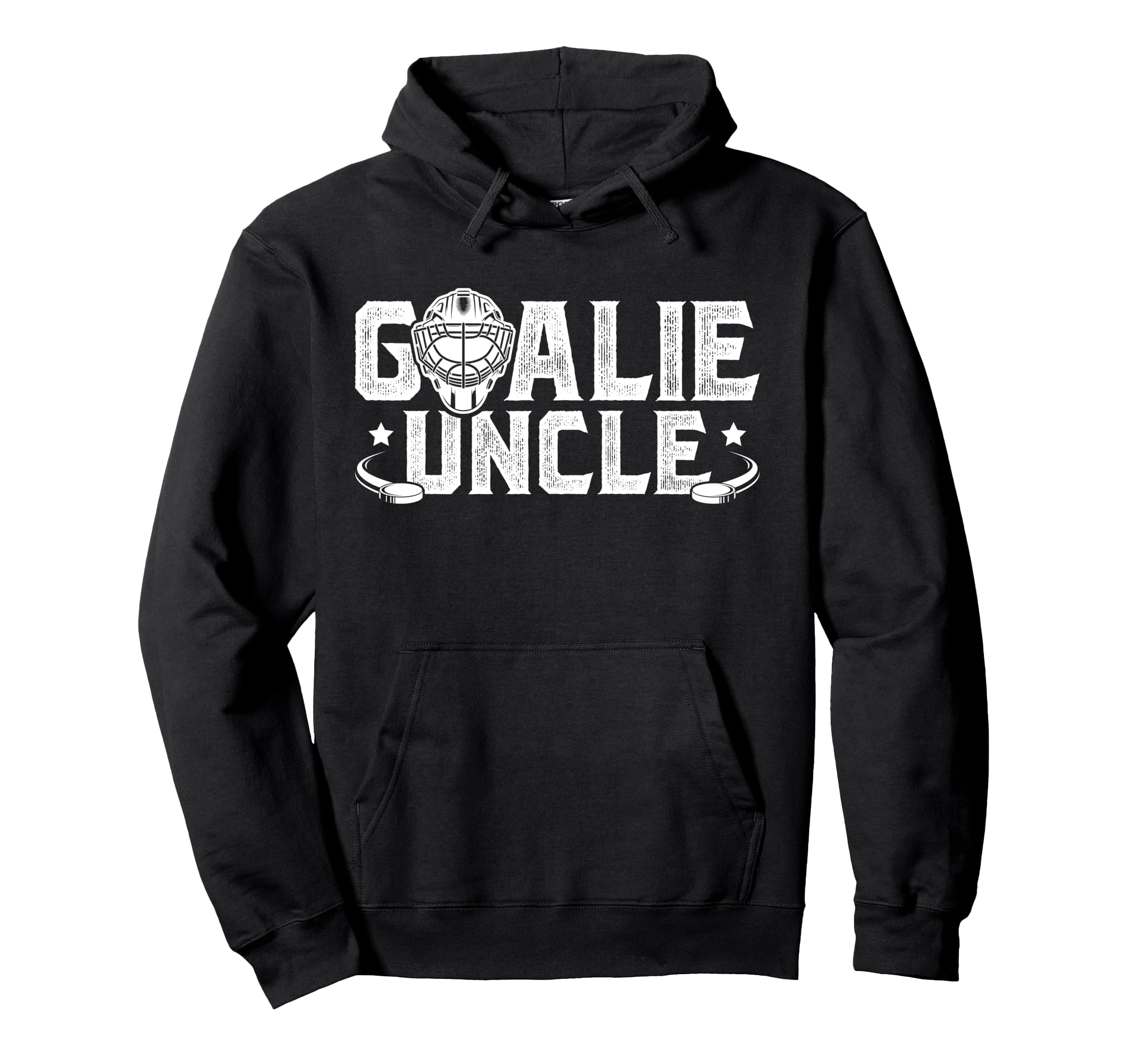 Ice Hockey Goalie Uncle Hockey Keeper Uncle Hoodie - Trendy Graphic Unisex