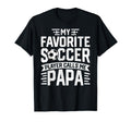 Soccer Player Call Me Papa Fathers T-Shirt - Aesthetic Graphic for Adults