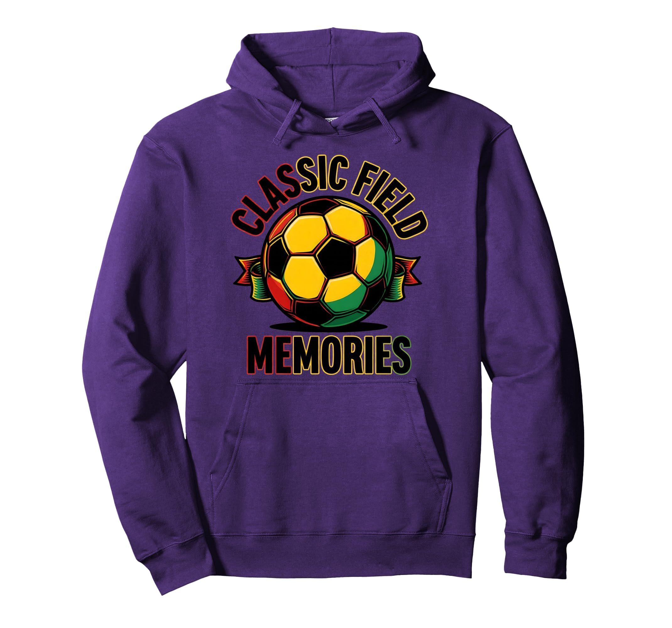 Soccer Ball Field Memories Hoodie - Novelty Apparel Unisex