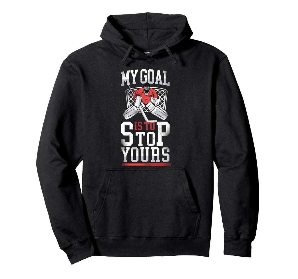 Ice Hockey Goalie Goalkeeper Hoodie - Trendy Graphic Unisex