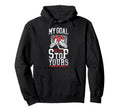 Ice Hockey Goalie Goalkeeper Hoodie - Trendy Graphic Unisex