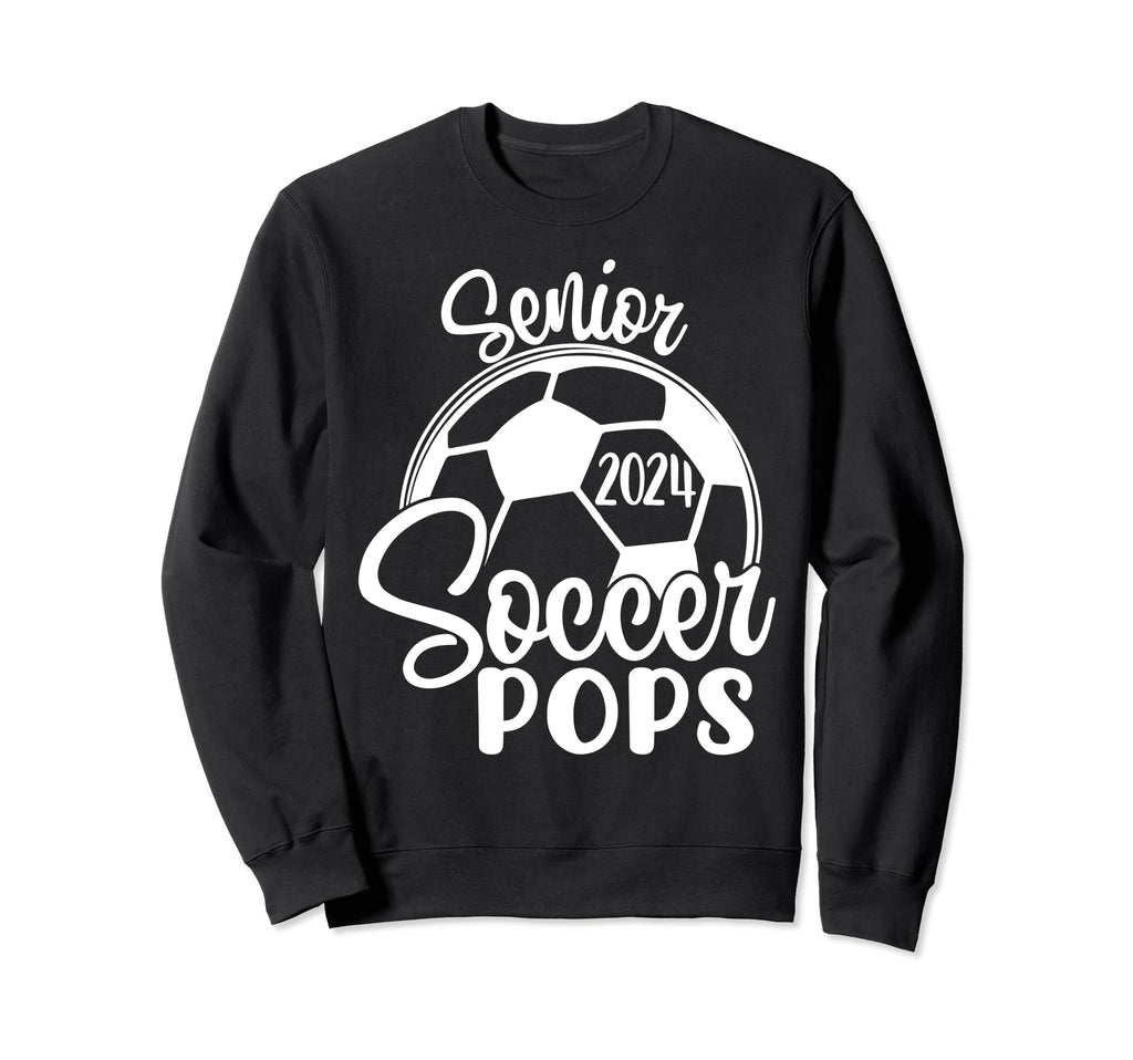 Senior Soccer Pops 2024 Class 2024 Sweatshirt - Unique Graphic for Adults