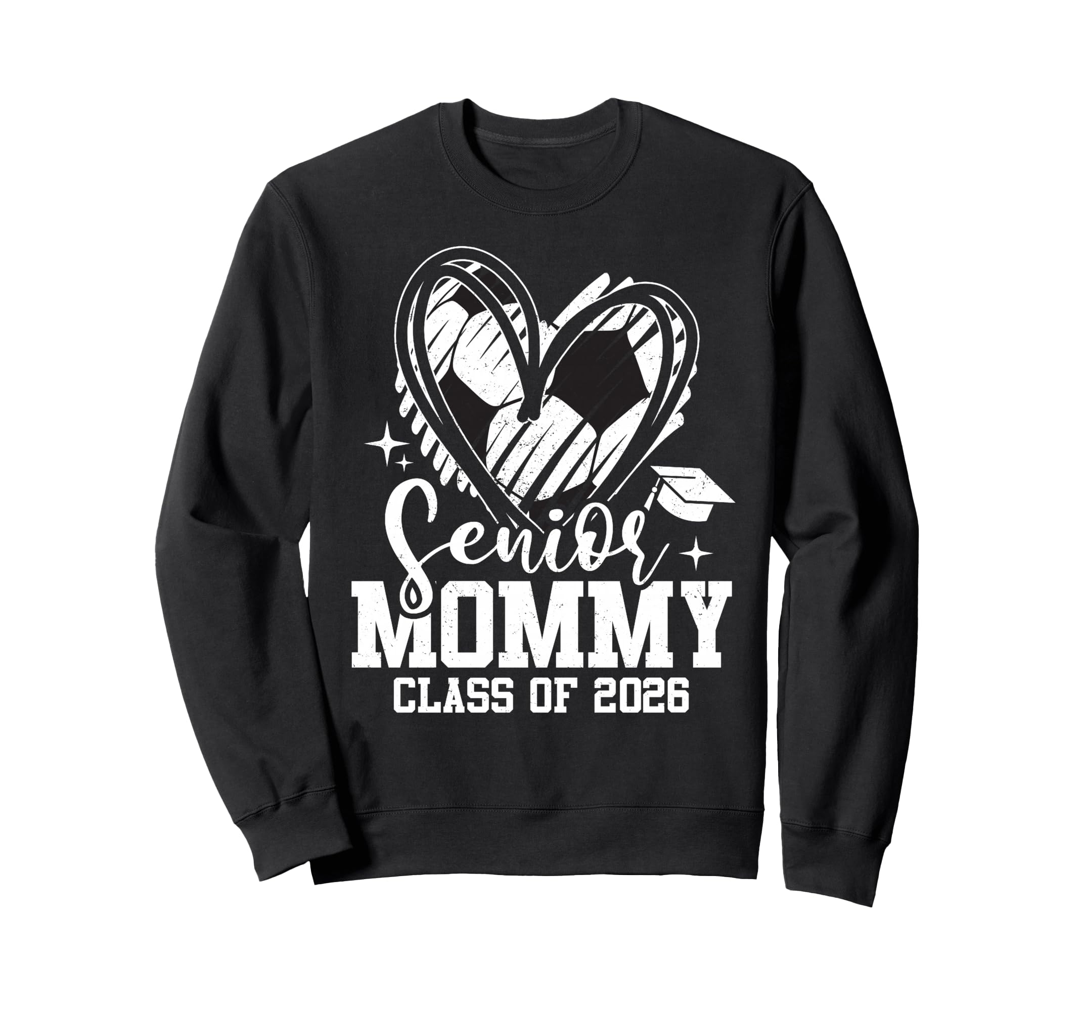 Senior Mommy Class 2026 Soccer Sweatshirt - Aesthetic Graphic Men Women