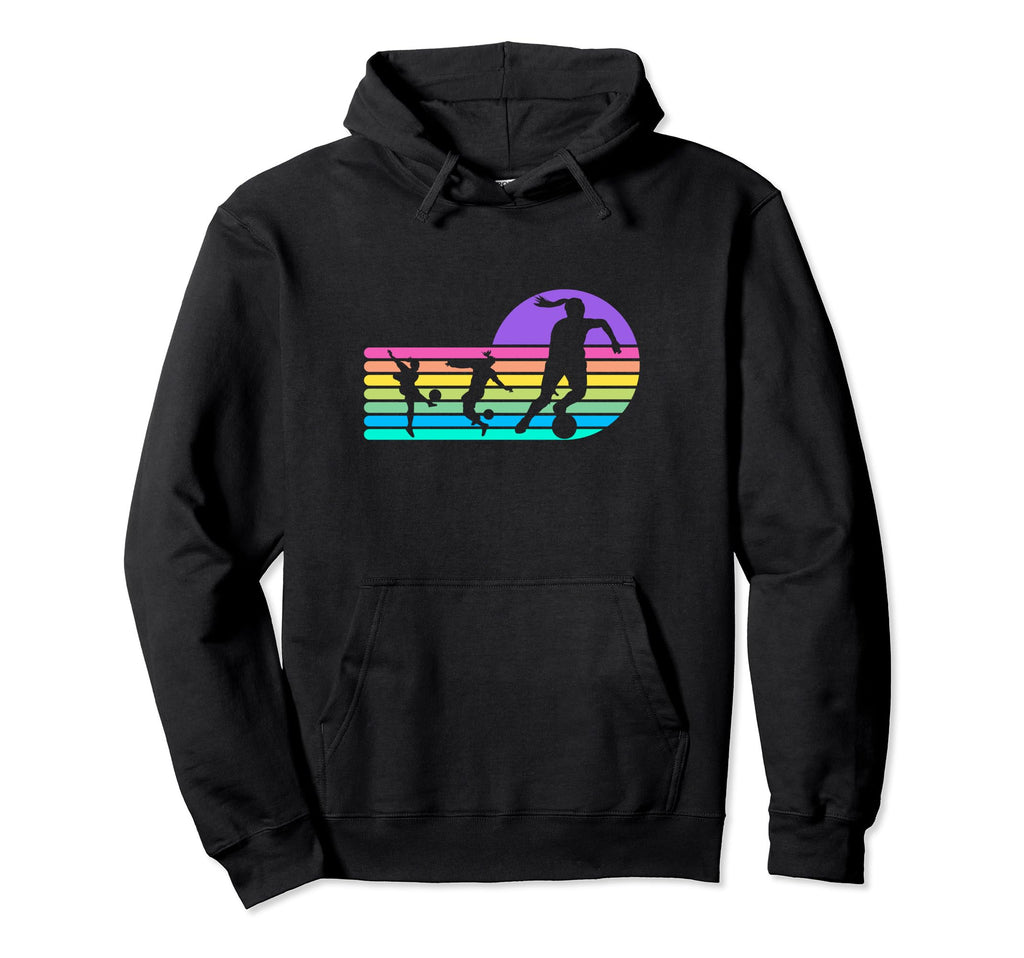 Soccer Football Female Footballer Hoodie - Aesthetic Graphic for Adults