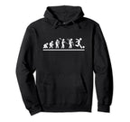 Soccer Player Evolution Funny Soccer Hoodie - Novelty Apparel for Adults