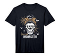 Mens Momster Soccer Mom Messy Bun Skull T-Shirt - Graphic Print for Adults