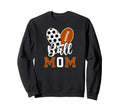 Ball Mom Soccer Football Mom Sweatshirt - Fun Novelty Design for Adults