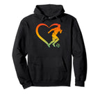 Soccer Player Soccer Heart Soccer Player Hoodie - Unique Graphic Men Women