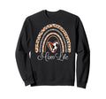 Mom Life Boho Rainbow Funny Soccer Sweatshirt - Novelty Apparel Unisex