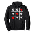 Valentine Soccer Love Heart Player Hoodie - Custom Art Print for Adults