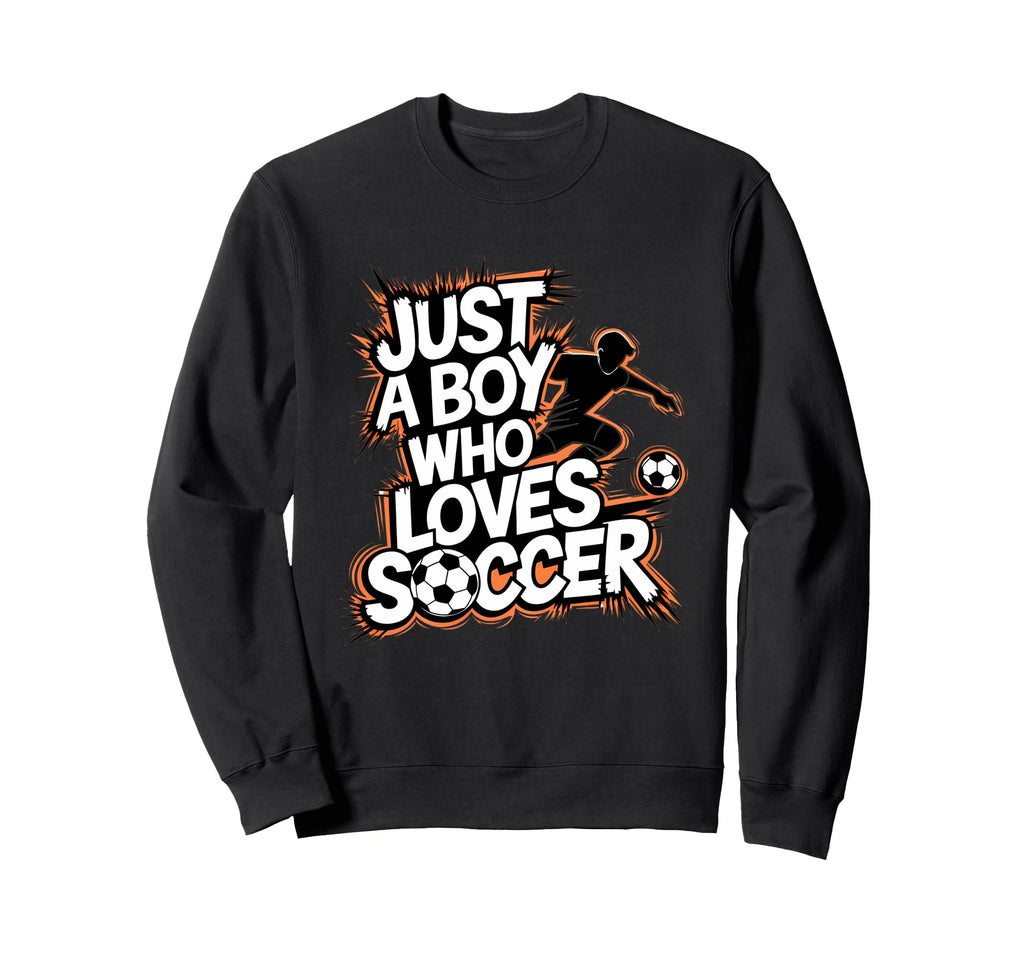 Soccer Players Soccer Soccer Sweatshirt - Minimalist Print for Adults