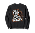 Soccer Players Soccer Soccer Sweatshirt - Minimalist Print for Adults
