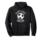 Saint Louis Soccer Distressed 90S Hoodie - Streetwear Style Unisex