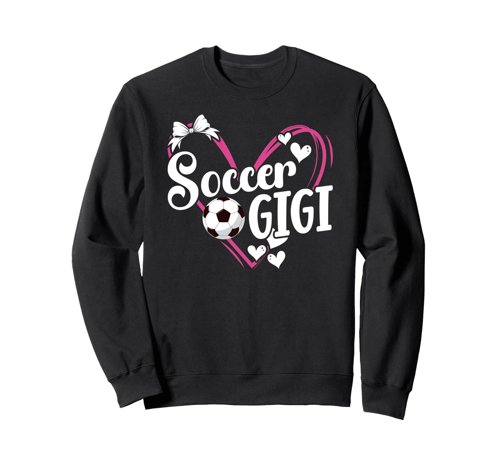 Soccer Gigi Heart Gigi Soccer Sweatshirt - Novelty Apparel Men Women