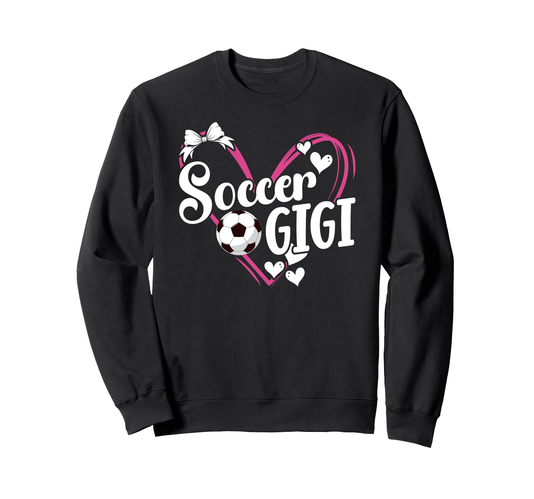 Soccer Gigi Heart Gigi Soccer Sweatshirt - Novelty Apparel Men Women