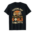 Test Day Soccer Goals Testing Day T-Shirt - Trendy Graphic for Adults