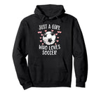 Just Soccer Love Soccer Sports Hoodie - Custom Art Print for Adults