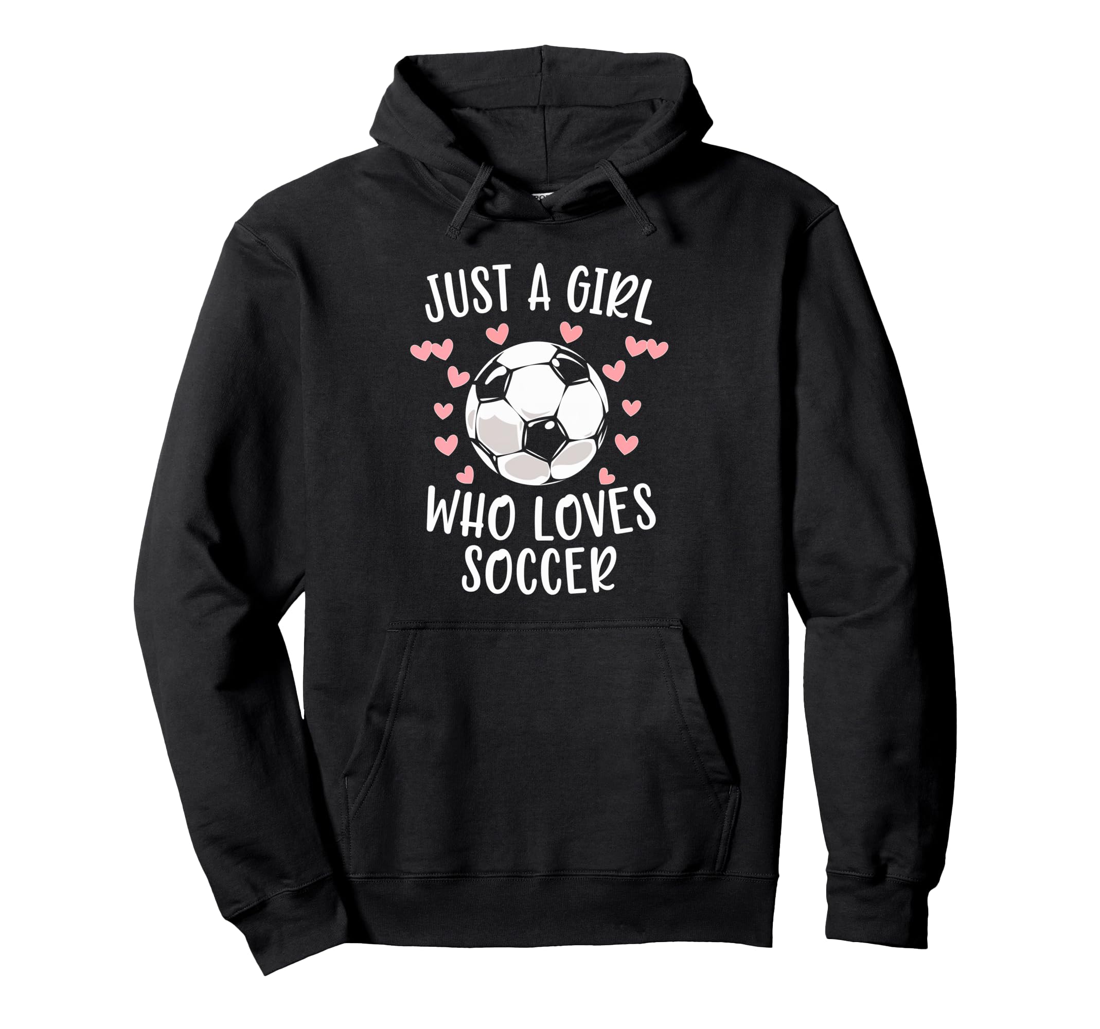 Just Soccer Love Soccer Sports Hoodie - Custom Art Print for Adults