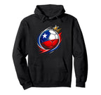 Chile Football Heritage Badge Hoodie - Minimalist Print Unisex