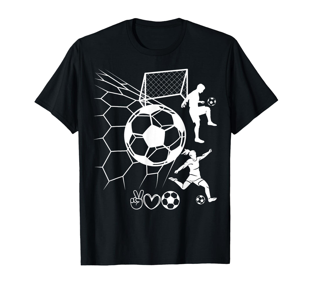 I Love Soccer Real Football Sport T-Shirt - Streetwear Style Unisex