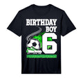 Soccer Birthday Party 6 Year Old 6Th T-Shirt - Graphic Print for Adults