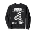 4 Year Old Birthday Soccer Bruh Sweatshirt - Custom Art Print Men Women