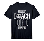 Mens Coach Dad Soccer Daddy Papa T-Shirt - Novelty Apparel Men Women