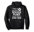 Proud Soccer Step Mom Soccer Player Hoodie - Aesthetic Graphic Men Women