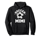 Soccer Mimi Soccer Ball Distressed Hoodie - Casual Everyday Wear Men Women