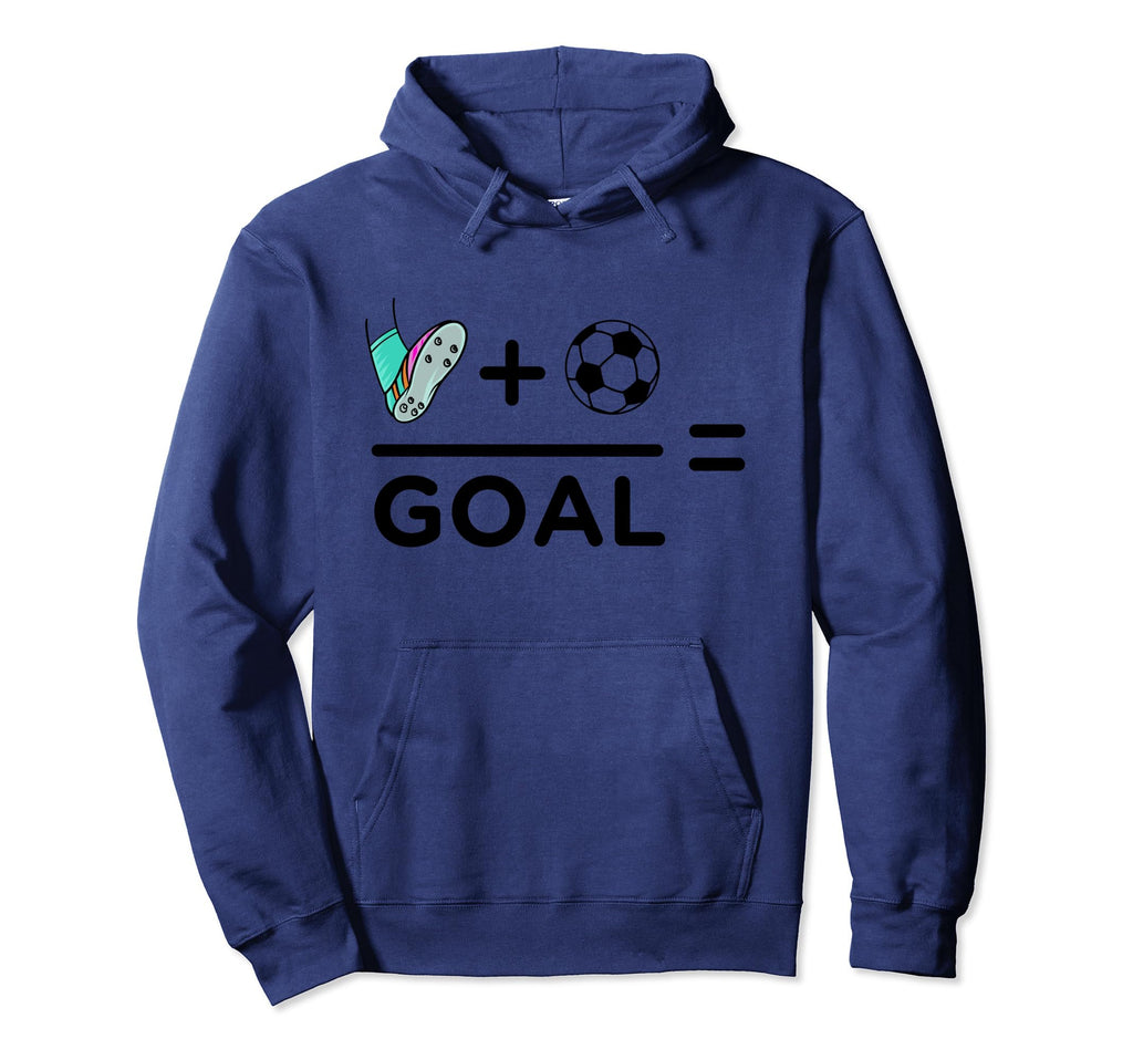 Funny Soccer Player Math Goal Lover Hoodie - Trendy Graphic Men Women