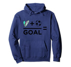 Funny Soccer Player Math Goal Lover Hoodie - Trendy Graphic Men Women