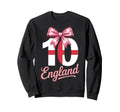 10 England Birthday Number 10 Sweatshirt - Aesthetic Graphic for Adults