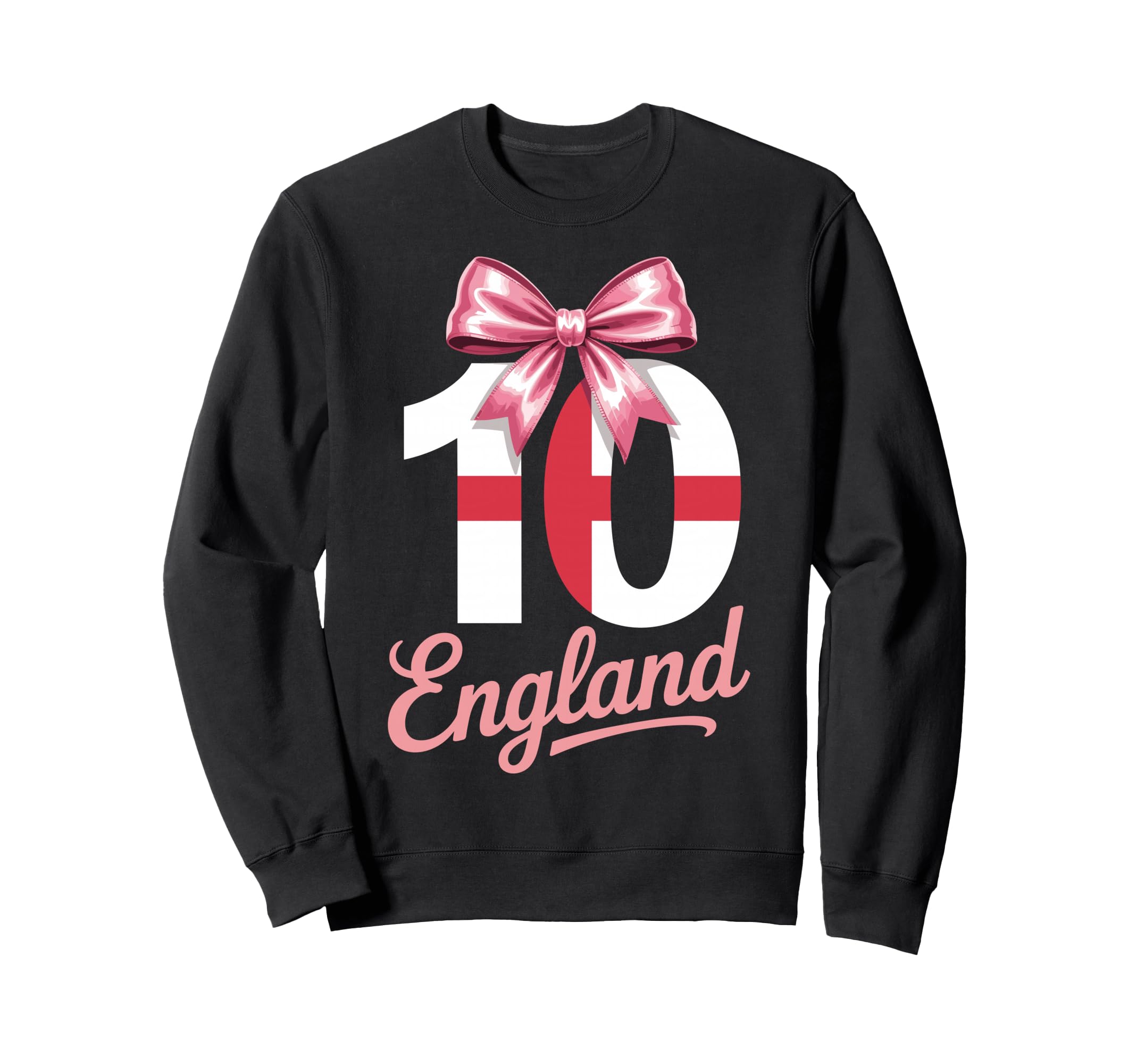 10 England Birthday Number 10 Sweatshirt - Aesthetic Graphic for Adults