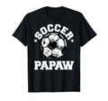 Soccer Papaw Soccer Ball Distressed Funny T-Shirt - Unique Graphic Unisex