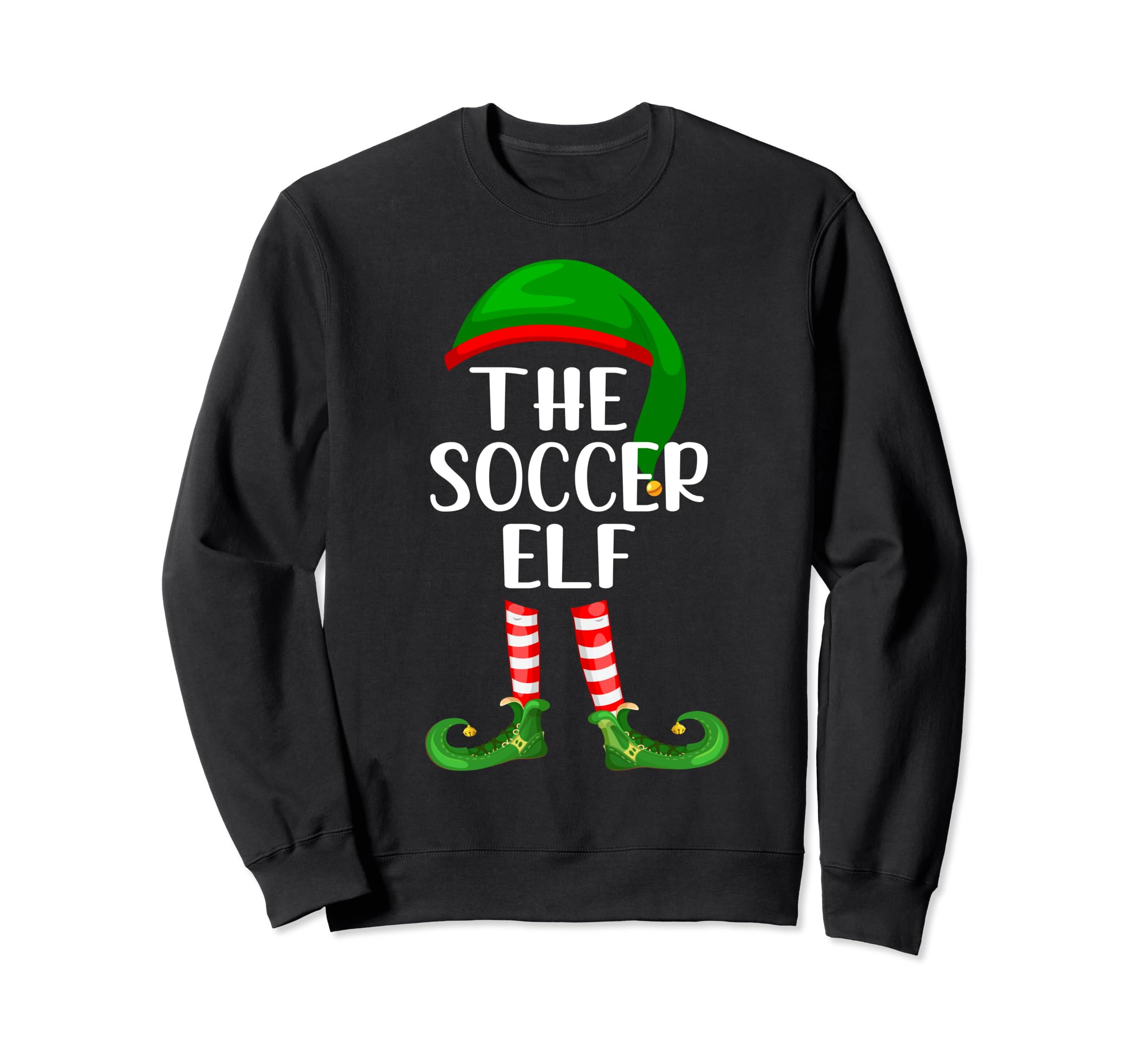Matching Family Group Soccer Elf Sweatshirt - Novelty Apparel Men Women