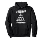 Soccer Goalkeeper Holiday Santa Claus Hoodie - Novelty Apparel Unisex