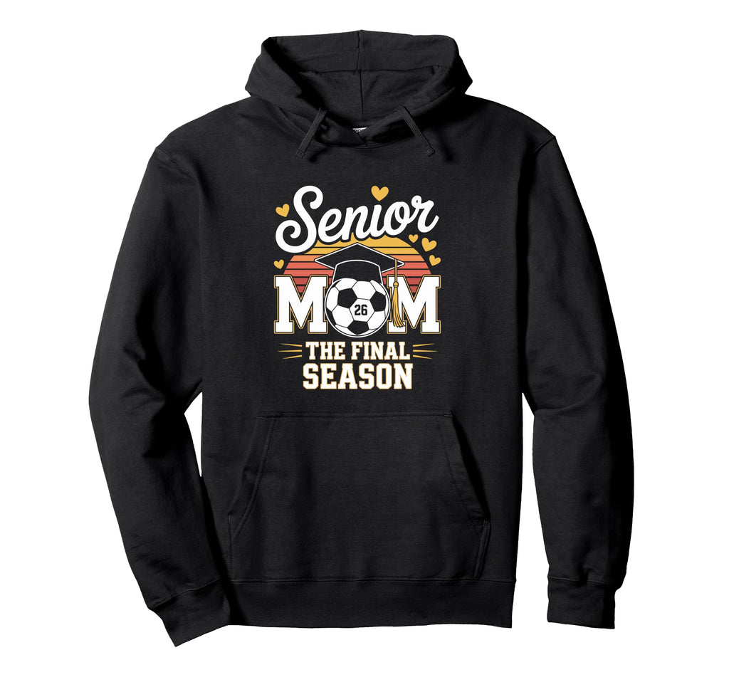 Senior Soccer Mom Class 2026 Hoodie - Custom Art Print Unisex