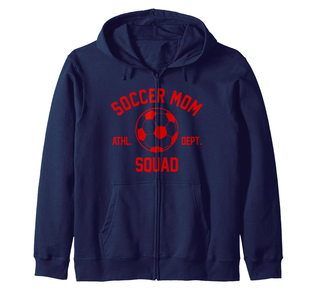Soccer Mom Squad Gifts Hoodie - Streetwear Style Men Women