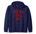 Soccer Mom Squad Gifts Hoodie - Streetwear Style Men Women