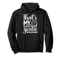 My Goalie Hockey Goalkeeper Mom Hockey Hoodie - Trendy Graphic for Adults