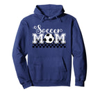 Soccer Mom Soccer Mama Checkered Mothers Hoodie - Unique Graphic Men Women