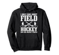 Field Hockey Introvert Player Hoodie - Minimalist Print for Adults