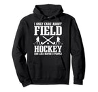 Field Hockey Introvert Player Hoodie - Minimalist Print for Adults