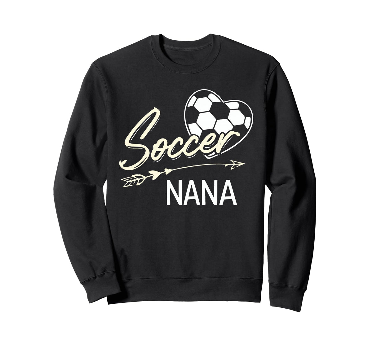 Soccer Nana Proud Grandma Soccer Sweatshirt - Aesthetic Graphic for Adults