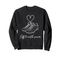 Off To Watch Soccer Cleats Sweatshirt - Casual Everyday Wear for Adults