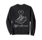 Off To Watch Soccer Cleats Sweatshirt - Casual Everyday Wear for Adults