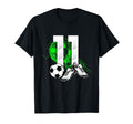 11Th Birthday Soccer Player T-Shirt - Aesthetic Graphic for Adults