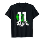11Th Birthday Soccer Player T-Shirt - Aesthetic Graphic for Adults