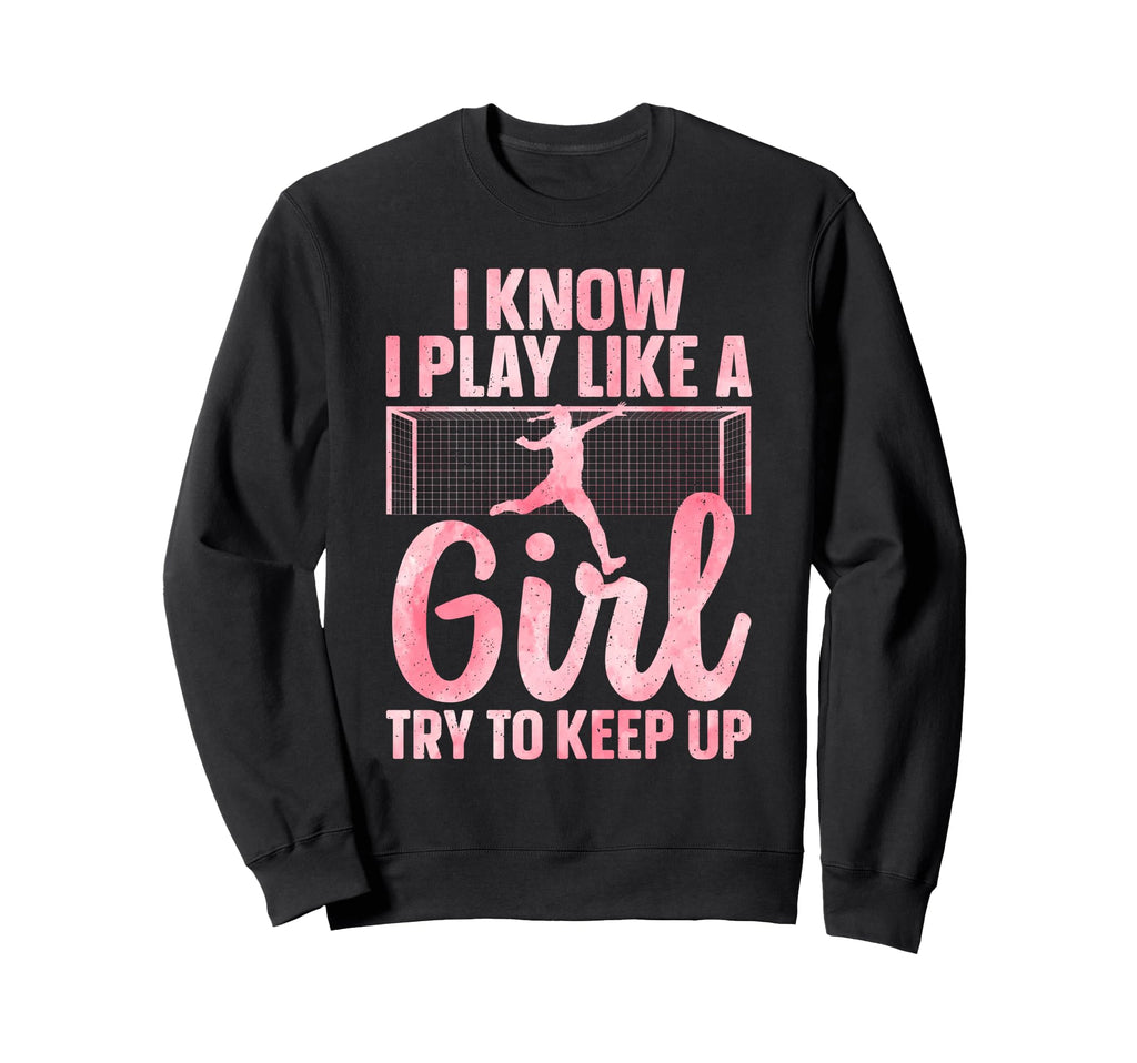 Funny Soccer Art Soccer Player Sweatshirt - Fun Novelty Design for Adults