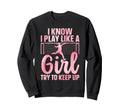 Funny Soccer Art Soccer Player Sweatshirt - Fun Novelty Design for Adults